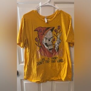 Die Slow Dont try too hard life is short tee